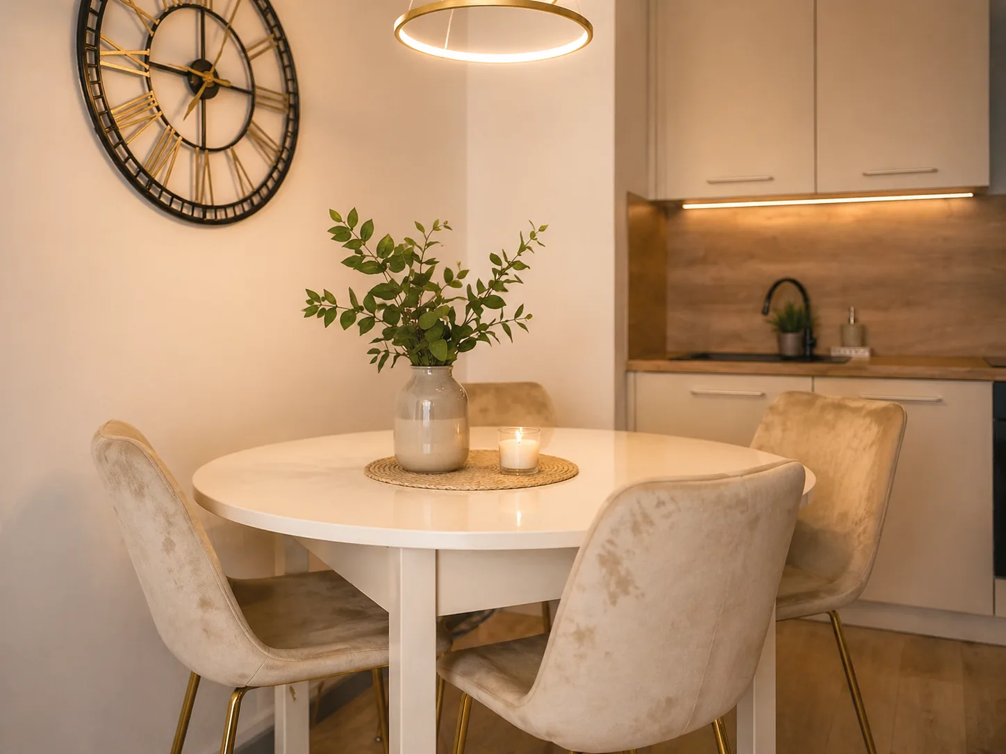 Apartament blisko morza — jadalnia